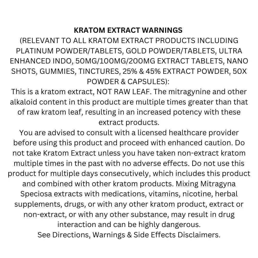 Kratom Extract Tablets 80% Purified Alkaloids
