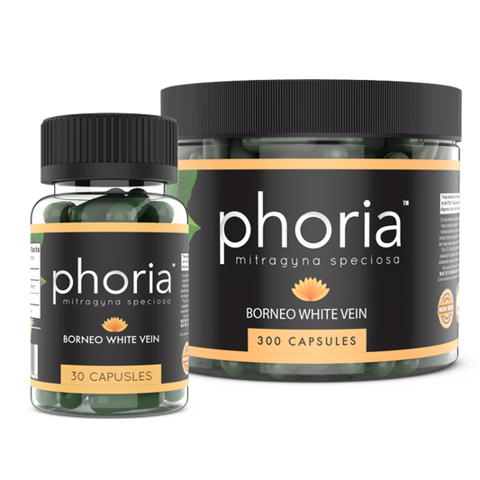 PHORIA Borneo White Vein Capsules (30 count)